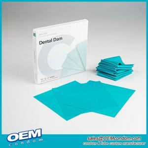 Dental dam oral condom