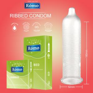 Romo ribbed condom